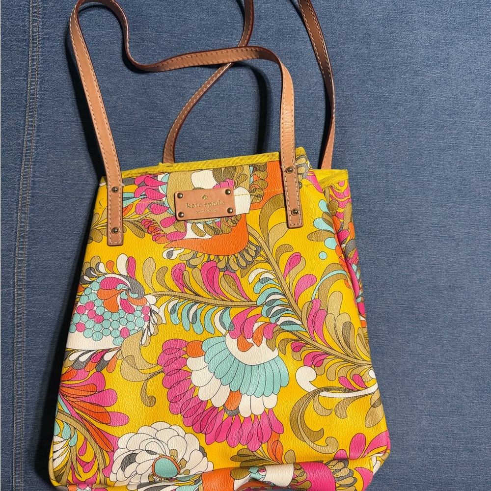 Kate Spade Multicolor Floral Tote
